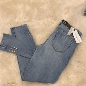 Treasure & Bond Something Navy Skinny Jeans